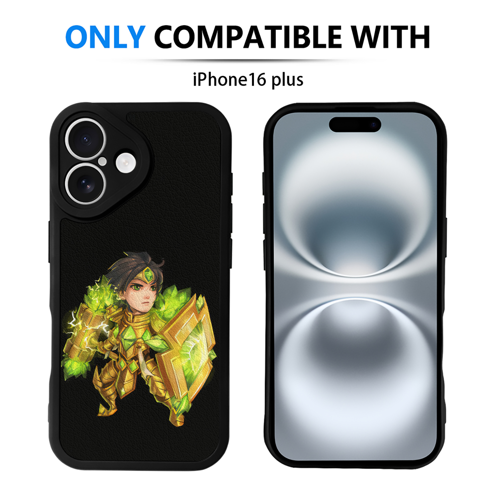 （画像用） リーグ・オブ・レジェンド League of Legends LOL 【iPhone 16シリーズ対応】シリコンスマホケース（レザー調） 材質：シリコン